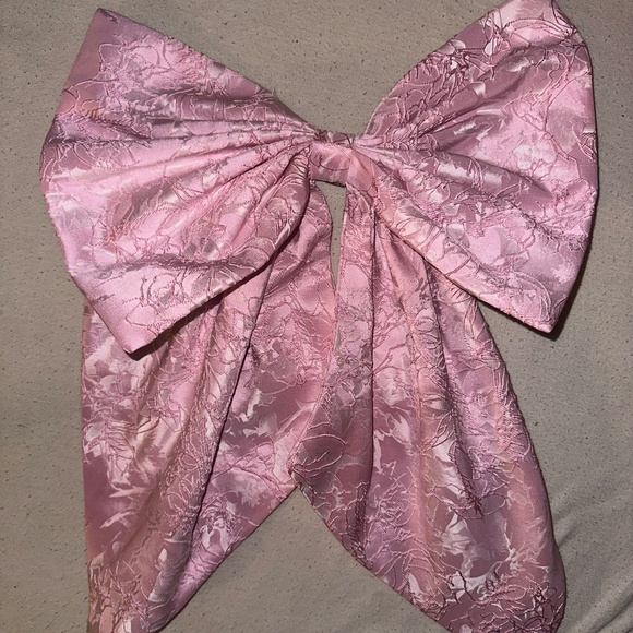 Pink Mini Strapless Corset Homecoming Dress - Picture 4 of 5